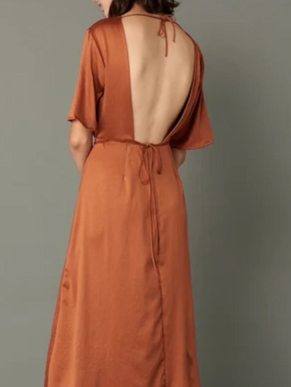 Whimsy + Row Lola Dress in Rust Boho
